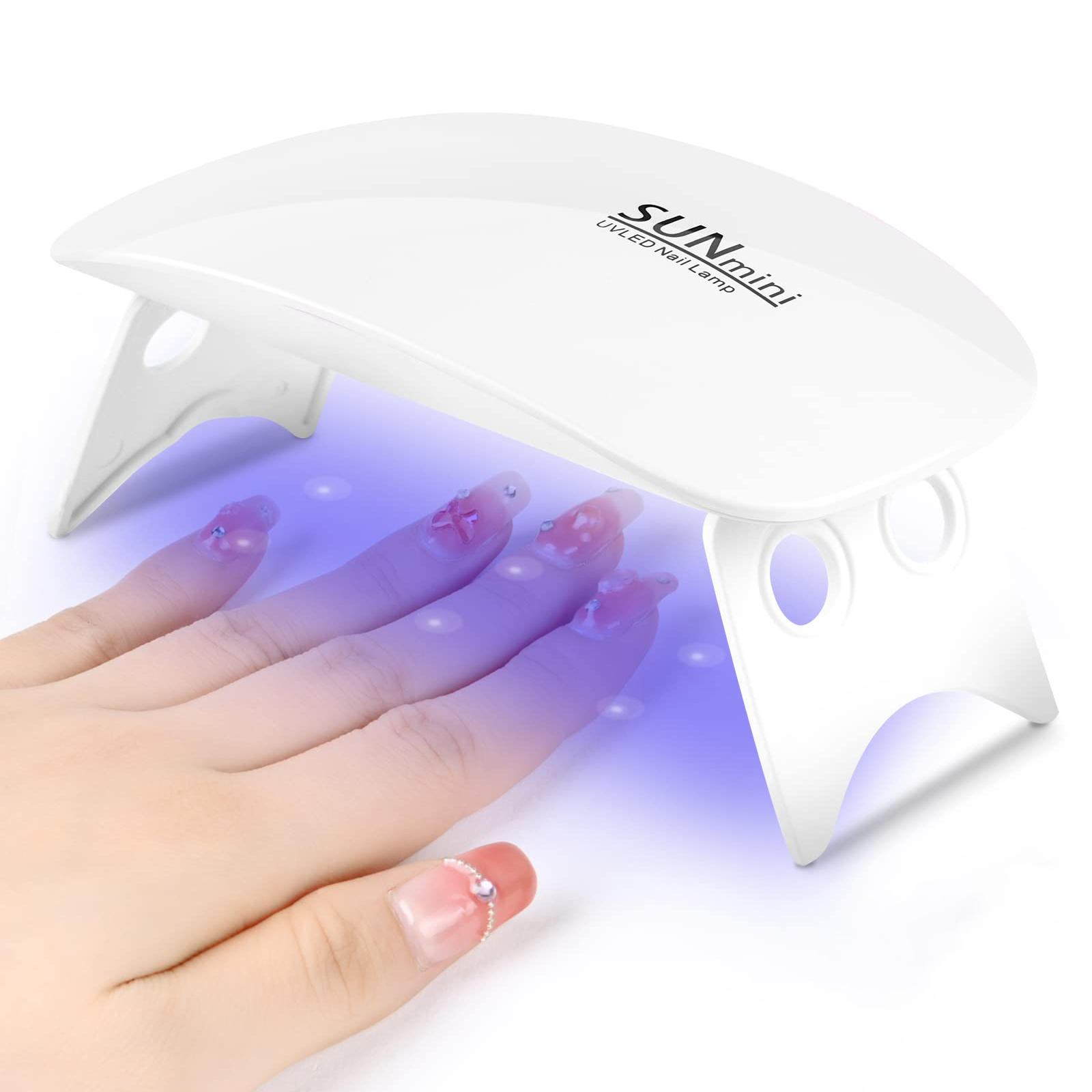 Nail Art - Portable 6 LED UV Nail Lamp