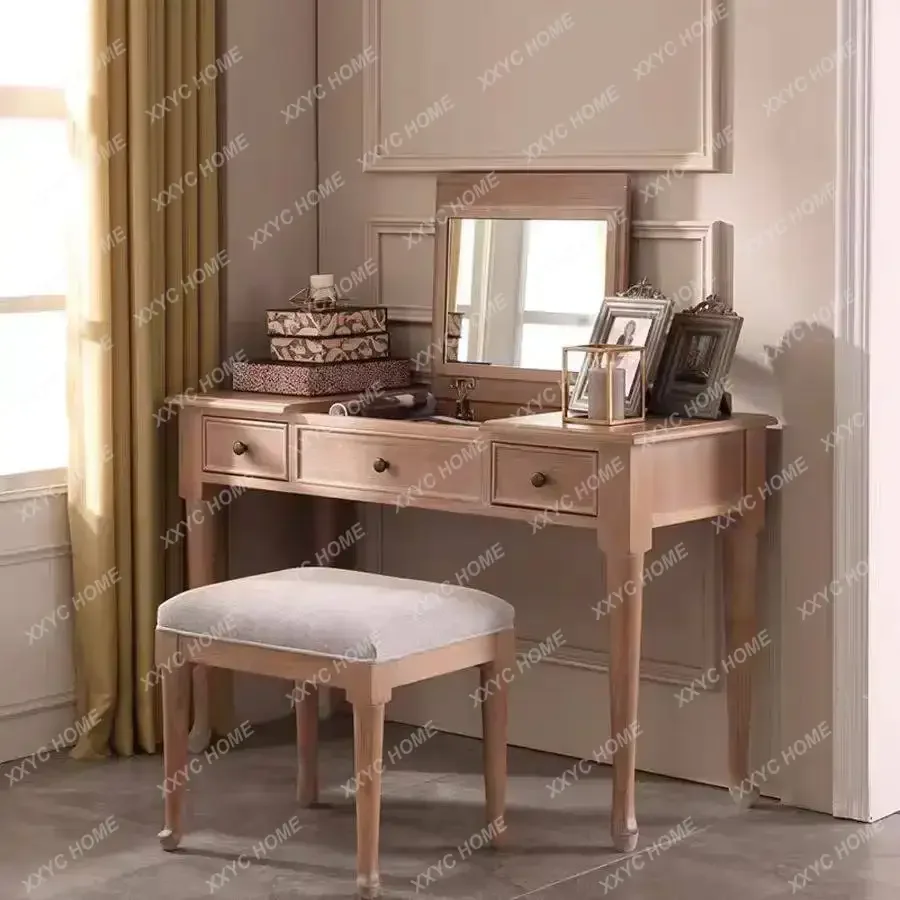 Makeup - solid wood dresser, makeup table, light