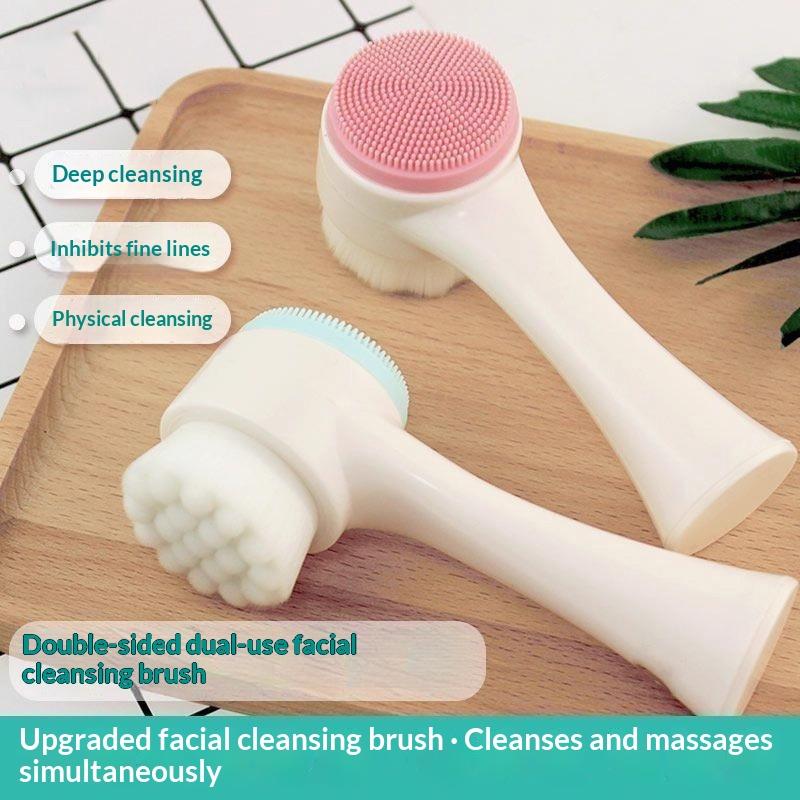 3D Double Silicone Facial Clea - огляд і ціна Silicone Face Scrubber Electric