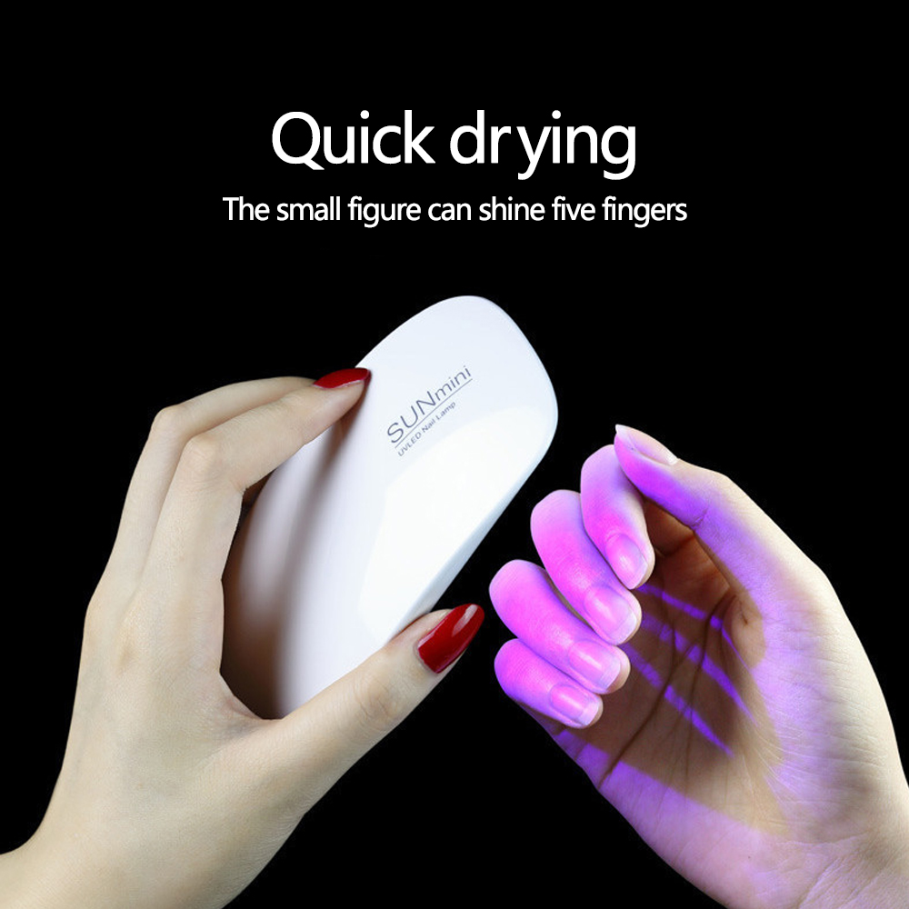 Portable 6 LED UV Nail Lamp 6W - огляд і ціна Nail Art