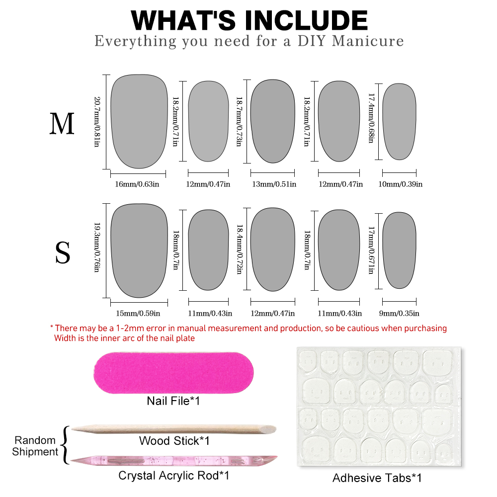 10pcs Fantasy Purple Pink Hand - огляд і ціна Nail Art
