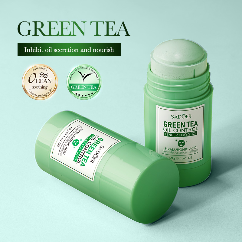 SADOER Green Tea & Rose Clay M - огляд і ціна Green Tea Cleansing Clay Mask
