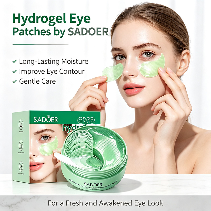 60pcs SADOER Centella Asiatica - огляд і ціна Collagen Under Eye Patches