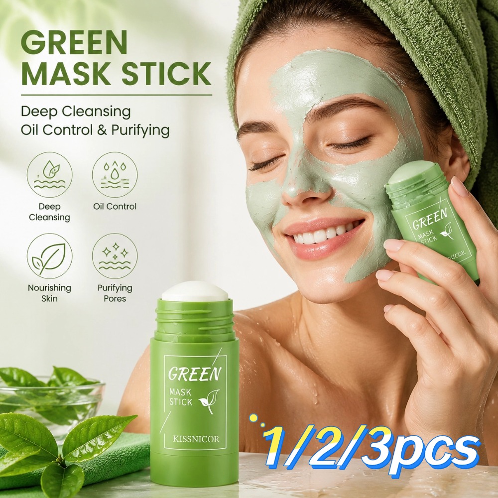 1/2/3pcs Green Tea Mask Deep C - огляд і ціна Green Tea Cleansing Clay Mask