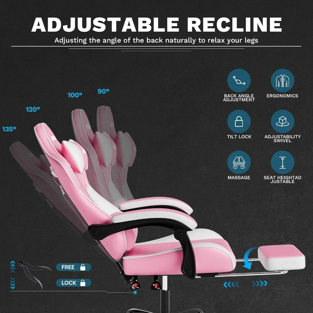 Ergonomic Gaming Chairs for Ad - огляд і ціна Massage