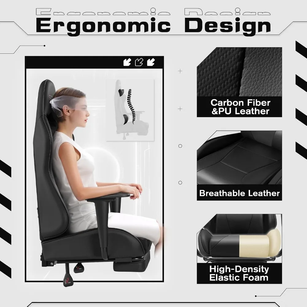 Gaming Chair with Footrest Mas - огляд і ціна Massage