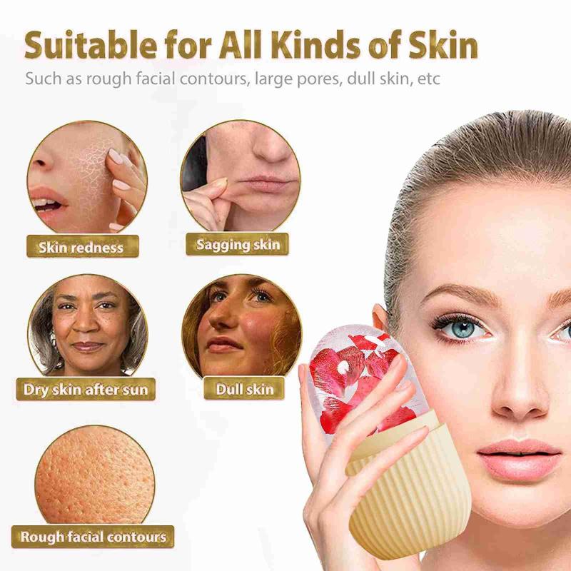 1Pcs Ice Face Roller Ice Cube  - огляд і ціна Face Ice Roller Puffiness