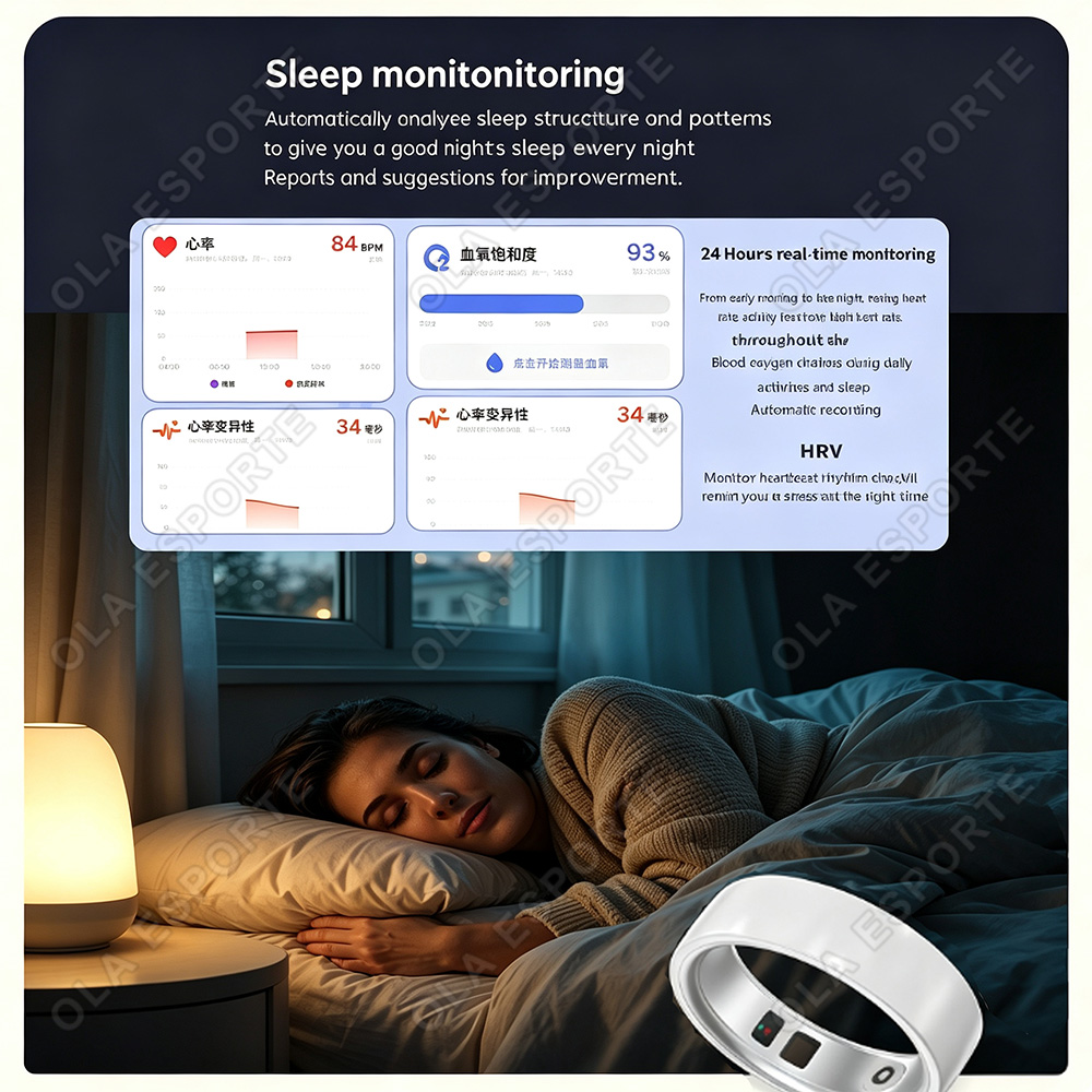 Ceramic Smart Ring Heart Rate  - огляд і ціна Health Monitors
