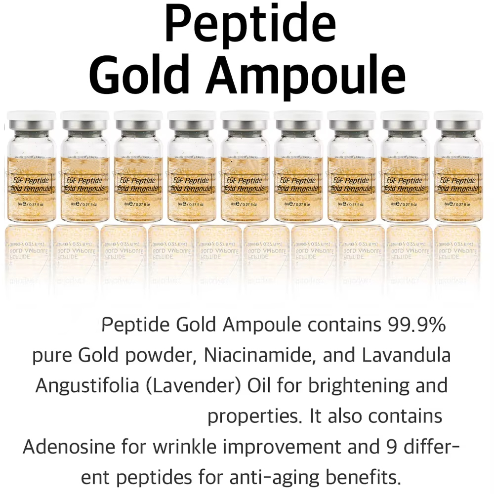 Korea Peptide Gold Ampoule Ski - огляд і ціна Hyaluronic Acid Facial Serum