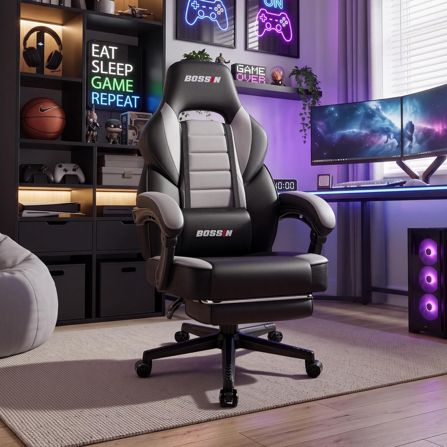 Gaming Chair with Massage, Erg - огляд і ціна Massage