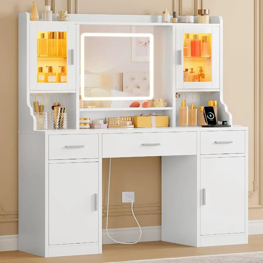 Makeup vanity desk with mirror - огляд і ціна Makeup