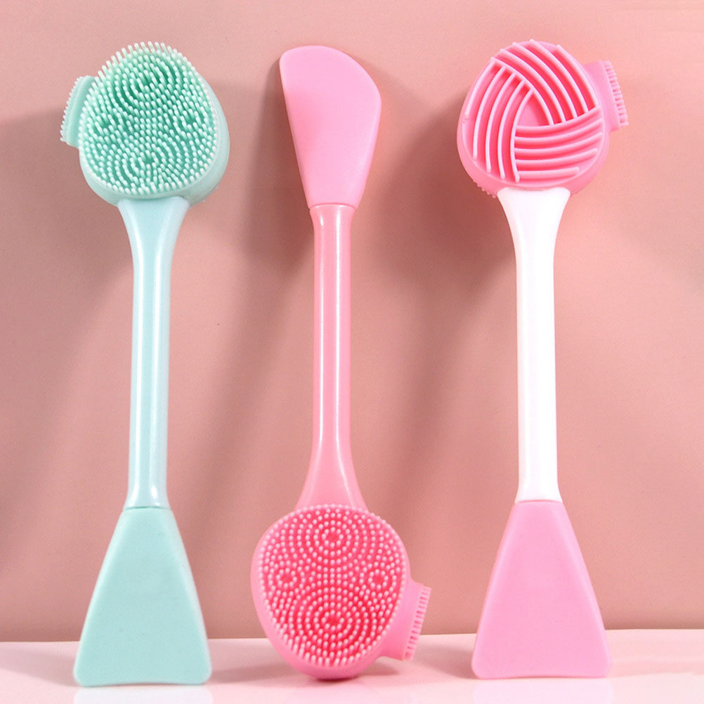 2Pcs Silicone Face Cleansing B - огляд і ціна Silicone Face Scrubber Electric