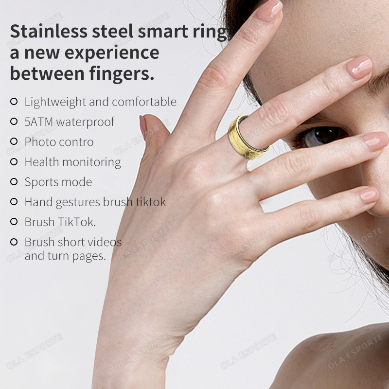 Stainless Steel Smart Ring Wat - огляд і ціна Health Monitors