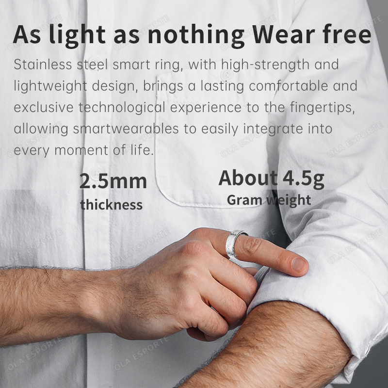 Stainless Steel Smart Ring Wat - огляд і ціна Health Monitors