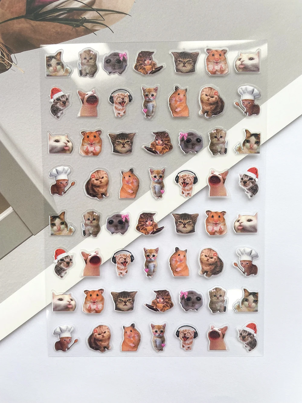 Mini Pvc Funny Cat Poster Good - огляд і ціна Nail Art