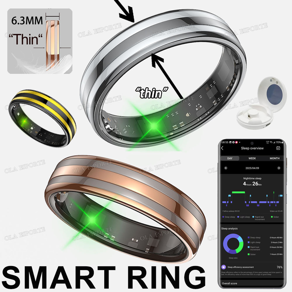New Smart Ring Heart Rate Stre - огляд і ціна Health Monitors
